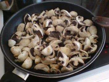 Nudeln mit Champignon-Rahm - Rezept - Bild Nr. 9