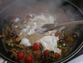 Nudeln mit Champignon-Rahm - Rezept - Bild Nr. 13