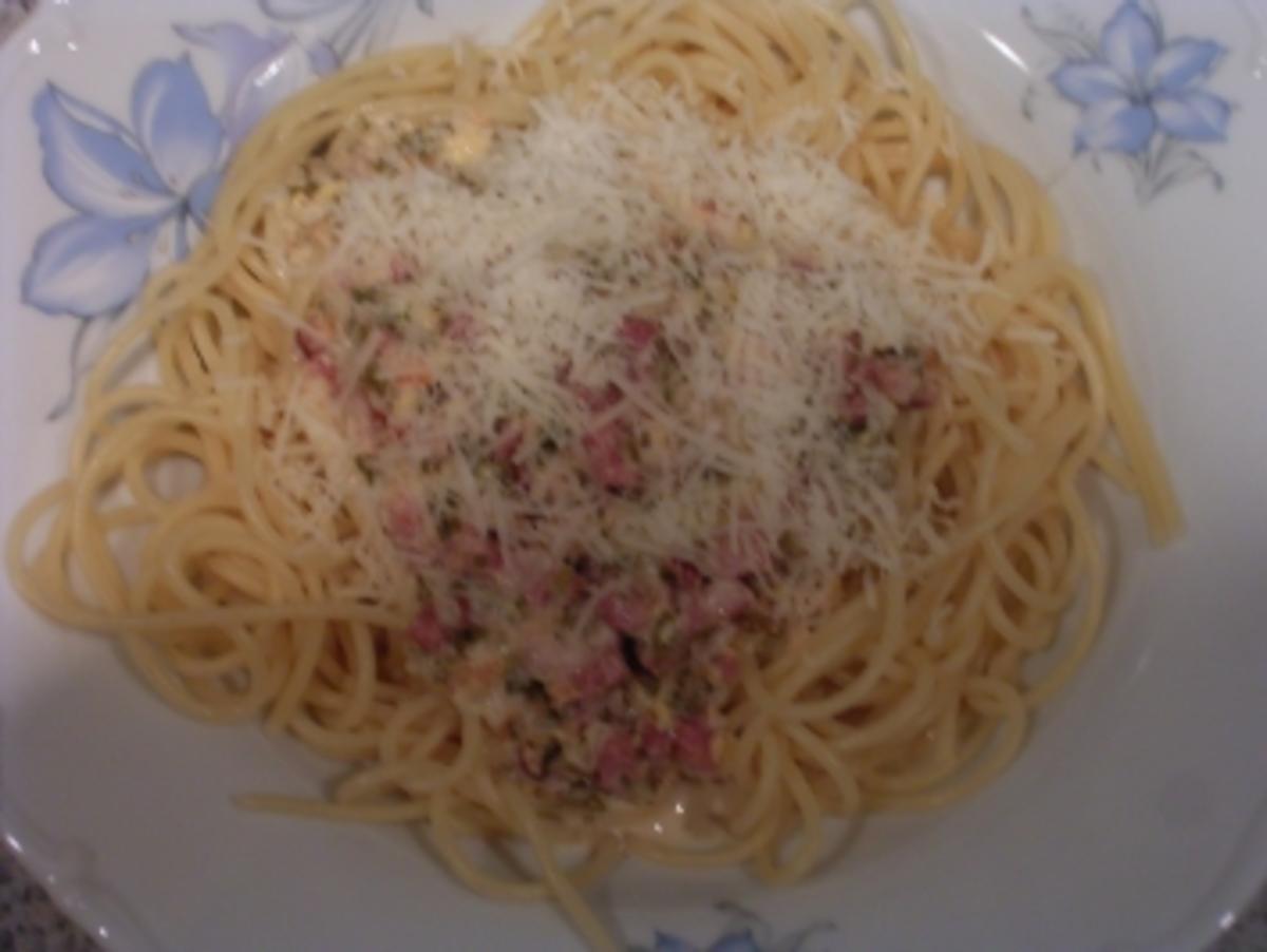 Spaghetti alla Carbonara - Rezept