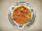 Bohnensuppe mit Würstchen - Rezept