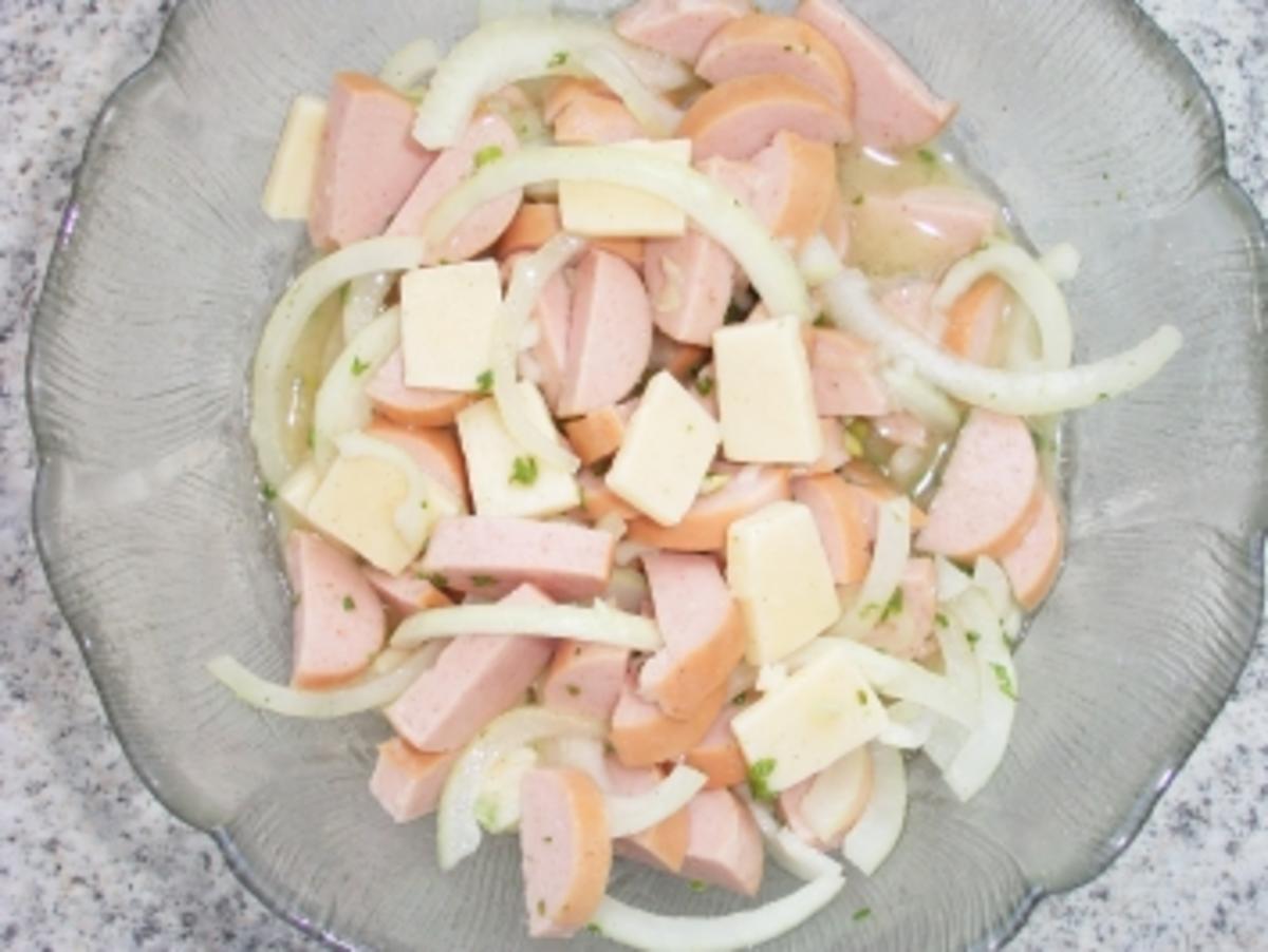Wurst-Käse Salat - Rezept