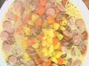 Würstchenragout - Rezept