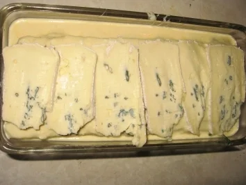 Rezept: Spinat-Hack Lasagne mit Blauschimmel Spinat-Hack Lasagne mit Blauschimmel - Rezept