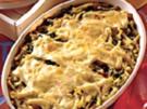 Nudelauflauf mit Spinat und Fisch - Rezept