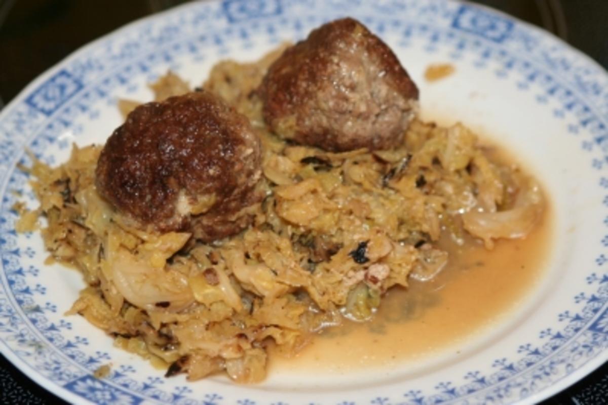 Bilder für lumpenkraut mit Hackfleisch gemischt und Weißkohl frisch Rezept