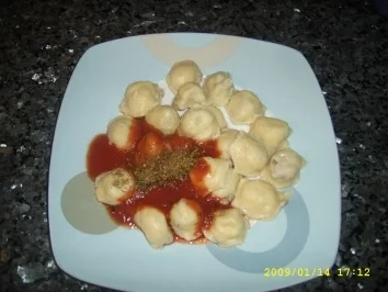 Ravioli mit Tomatensoße - Rezept