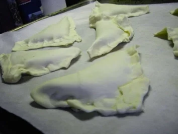 Mehlspeisen: Nuss-Schoko Tascherl - Rezept