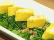 Kartoffelroulade mit Ziegenkäse und Garnelen - Rezept