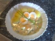 Eier in Dill-Sahne-Soße - Rezept