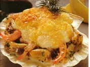 Scampiragout überbacken - Rezept