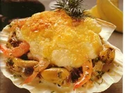 Scampiragout überbacken - Rezept
