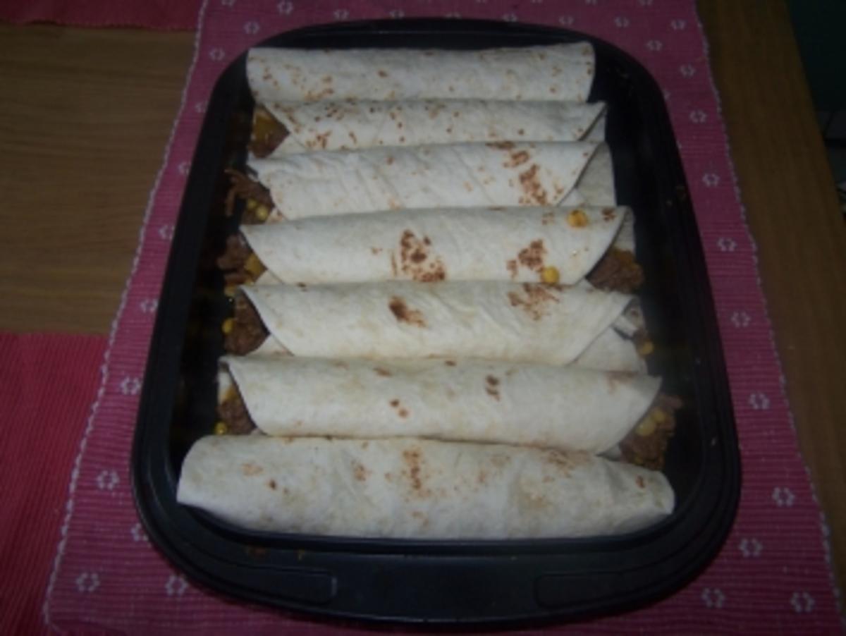 Tortilla herzhaft gefüllt - Rezept