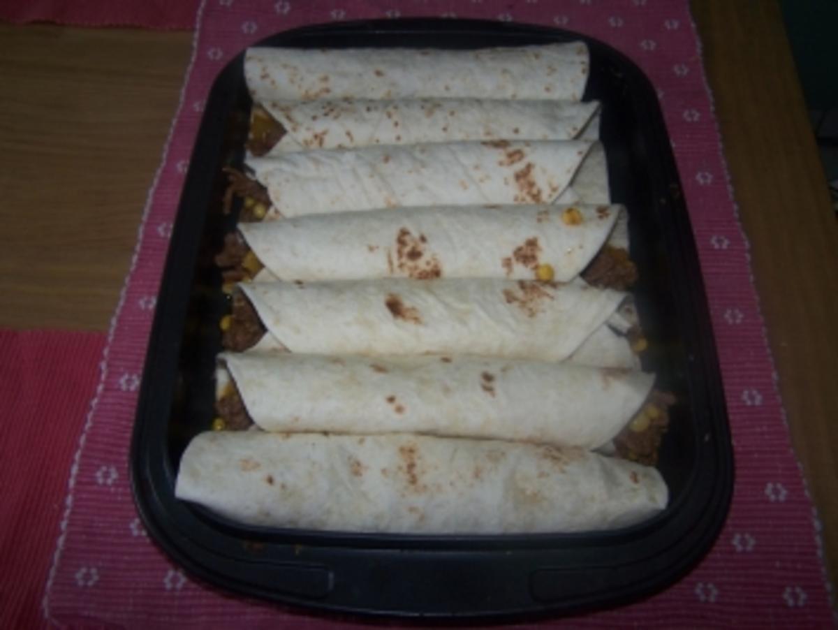 Tortilla herzhaft gefüllt - Rezept