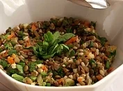 Rezept: türkischer Reissalat mit grünen Linsen türkischer Reissalat mit grünen Linsen - Rezept