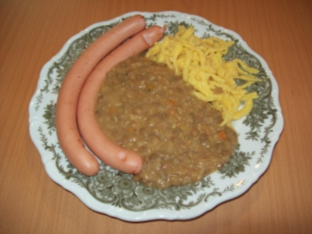 Saure Linsen mit Spätzle - Rezept mit Bild - kochbar.de