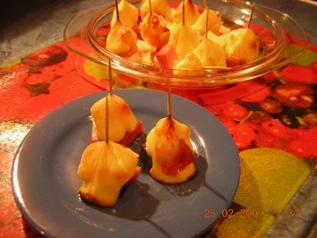 Kaßler-Anans-Käse-Spieße - Rezept