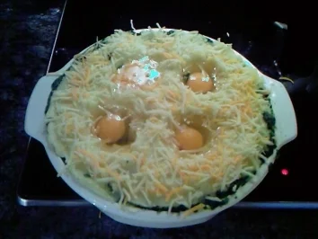 Spinat-Eier-Auflauf - Rezept