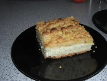 Apfelkuchen mit Zimtstreuseln vom Blech - Rezept