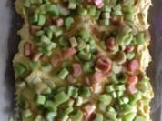 Rhababerkuchen vom Backblech - Rezept