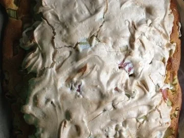 Rezept: Rhababerkuchen vom Backblech Bild Nr. 3 Rhababerkuchen vom Backblech - Rezept - Bild Nr. 3