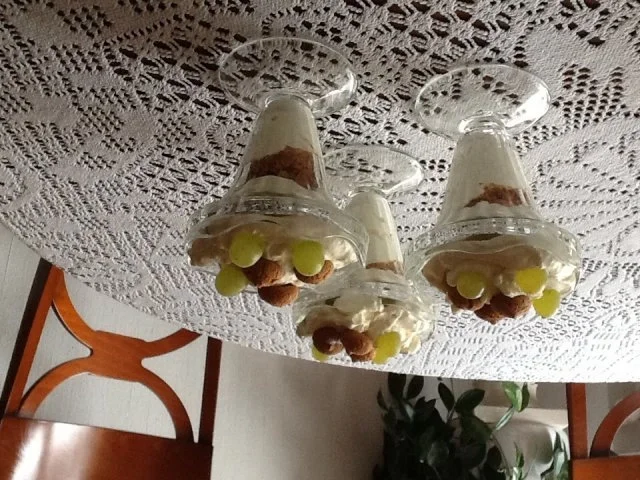 Rezept: Trauben-Mascarpone-Becher Trauben-Mascarpone-Becher - Rezept