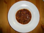 Chilli con Carne con Schokolade - Rezept