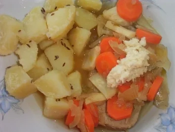 Steirisches Wurzelfleisch - Rezept