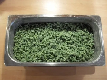 Spinatspätzle mit Käsekruste - Rezept