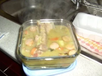 Erbsensuppe mit Eisbein und Rippchen - Rezept - Bild Nr. 6