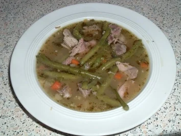 Bohneneintopf vom Eisbein - Rezept