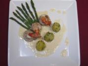 Seezungenröllchen mit Krebspaste - Rezept