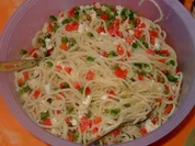 Spaghetti - Salat - Rezept
