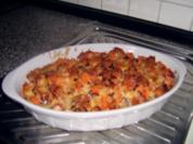 Knödel-Kassler Auflauf - Rezept
