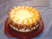 Eierlikör-Pfirsich-Torte - Rezept