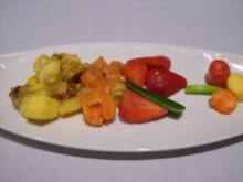 Gemischte Früchte mit Chili und buntem Pfeffer - Rezept