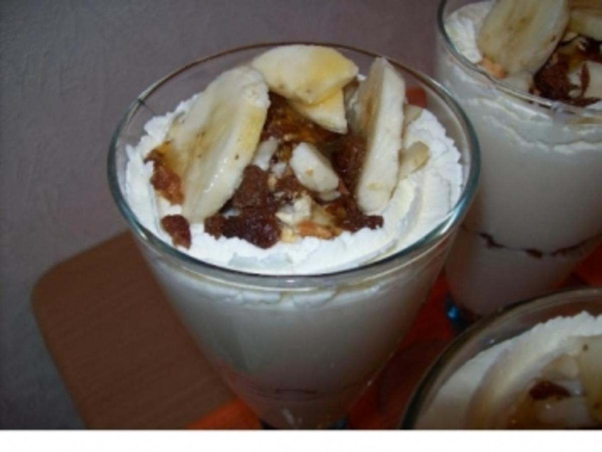 Bananen-Joghurt-Quark mit Nüssen - Rezept
