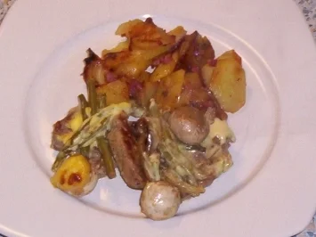 Rezept: Gratiniertes Schweinefilet mit Zitronen-Hollandaise Gratiniertes Schweinefilet mit Zitronen-Hollandaise - Rezept