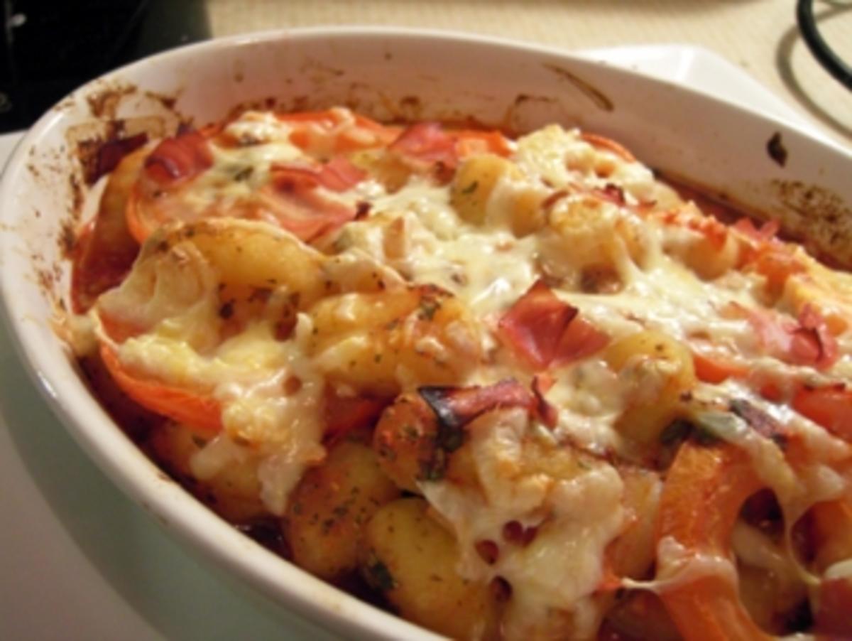Pasta: Gnocchi-Tomaten "Lasagne" - Rezept