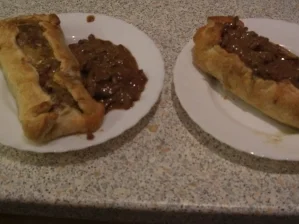 Gehaktes in Blätterteig mit Pfifferlingen - Rezept