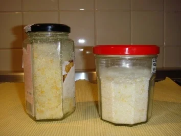 Rezept: Verschiedenes: Zitronen- bzw. Orangenzucker Verschiedenes: Zitronen- bzw. Orangenzucker - Rezept