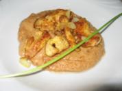 Hähnchenbrust auf Erdnußsoße - Rezept