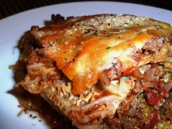 Bolognese Lasagne mit Wirsing - Rezept