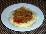 Hackfleisch mit Paprikagemüse - Rezept