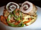 Putenröllchen mit Mozzarella und Parmaschinken - Rezept