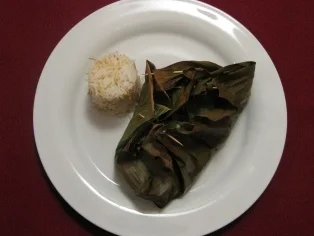 Red Snapper in Bananenblättern - Rezept