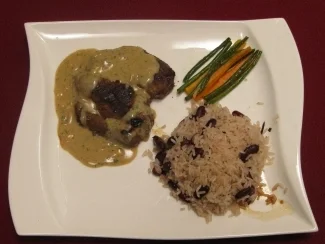 Island Steak Trinidad auf Creole Rice - Rezept