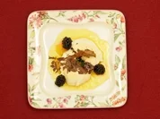 Weißes Kaffeemousse mit Orangenkompott (Tom Astor) - Rezept