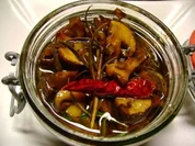 Antipasto: Eingelegte Pilze in Balsamicomarinade - Rezept