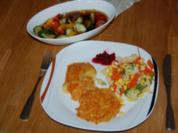 Rezept: Sesam-Kartoffel-Laibchen Sesam-Kartoffel-Laibchen - Rezept