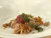 Mariniertes Kalbsfilet mit Auberginenpüree a la Kim - Rezept